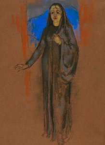 Sara Algood als Cathleen Ni Houlihan, Chicago, 1915 von William Penhallow Henderson