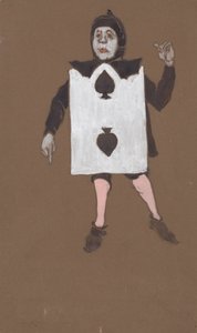 Zweispaten Kostümdesign für Alice im Wunderland, 1915 von William Penhallow Henderson