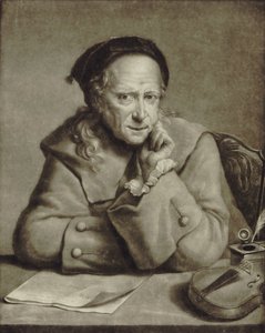Porträt des Geigers und Komponisten Carlo Tessarini 1690-1766, ca. 1760
