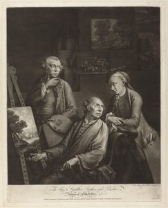 Porträt von William, John und George Smith aus Chichester von William Pether
