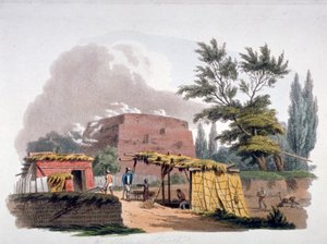 Ziegelofen in der Nähe der Sloane Street, Chelsea, London, 1812 von William Pickett