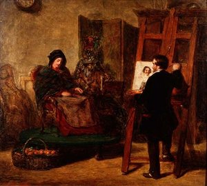 Das schläfrige Modell von William Powell Frith