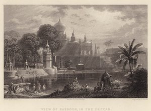 Ansicht von Sassoor im Deccan