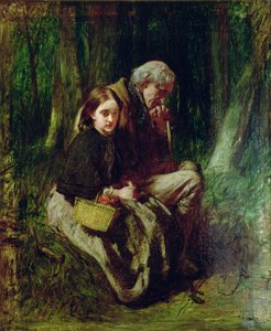 Kleine Nell und ihr Großvater im Wald von William Quiller Orchardson