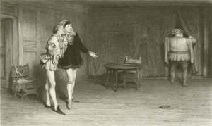 Prinz Heinrich Poins und Falstaff von William Quiller Orchardson