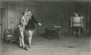 Prinz Heinrich, Points und Falstaff, König Heinrich IV., erster Teil von William Quiller Orchardson