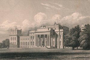 Blenheim, Südostansicht, Oxfordshire, 1831