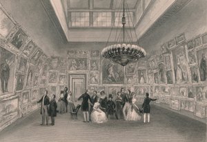 Ausstellung der Royal Academy - Private View, um 1844