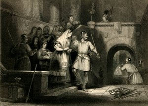Rettung der Gräfin De Burgh aus der Burg Montgomery, 1836