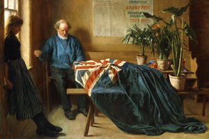 Vorbereitung für den Krönungstag, Chichester, ca. 1902 von William Rainey