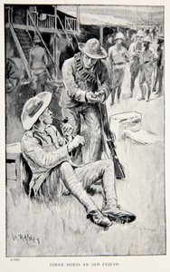 Yorke trifft einen alten Freund, eine Illustration aus 