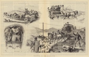 Kutschfahrt in den Highlands von William Ralston