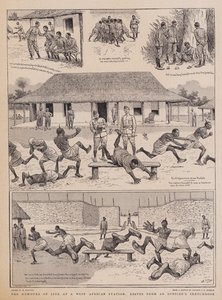 Die Launen des Lebens an einer westafrikanischen Station, Blätter aus dem Skizzenbuch eines Offiziers