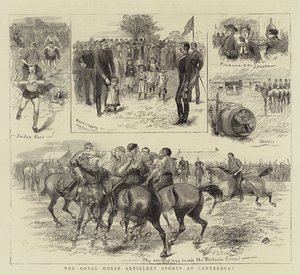 Die Sportveranstaltungen der Royal Horse Artillery in Canterbury von William Ralston