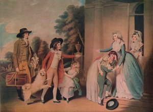 Dulce Domum oder die Rückkehr aus der Schule, 1790, 1919