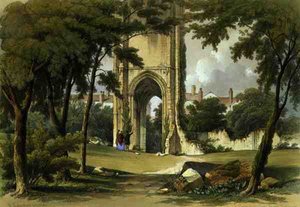 Grey Friars, Richmond, Ansicht des Turms, aus 