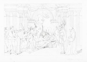 Illustration für The Castle of Indolence von James Thomson (Gravur)