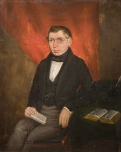 Porträt eines sitzenden Mannes von William Robert Hill