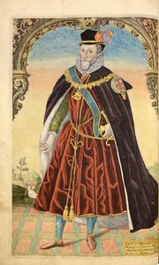Charles Howard, erster Earl of Nottingham, aus Honor Military, and Civill, William Segar, veröffentlicht von Robert Barker, London, 1602