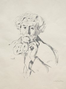 Edmond de Goncourt von William Rothenstein
