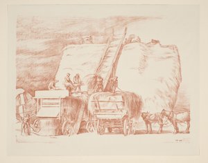Heuwagen von William Rothenstein
