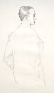 Max Beerbohm, 1898 von William Rothenstein