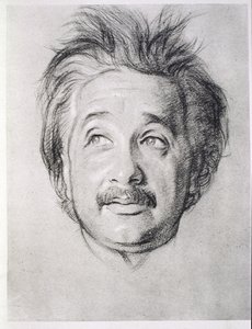 Porträt von Albert Einstein (1879-1955)