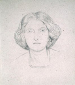 Porträt von Mrs Max Beerbohm von William Rothenstein