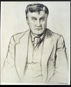 Porträt von Ralph Vaughan Williams (1872-1958) von William Rothenstein