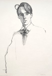 William Butler Yeats, 1898 von William Rothenstein