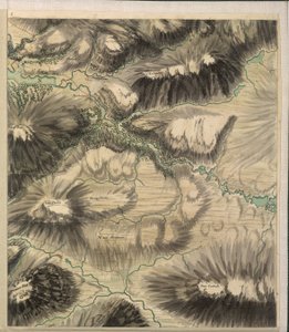 Pass von Glencoe, aus der Roy Military Survey of Scotland