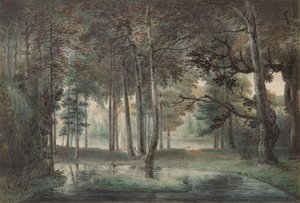 Ein Blick vom Anwesen des Künstlers, Springland, oder der Elysische Laube, ca. 1800