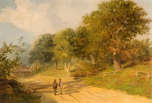 Straße nach Redheugh Hall, 1856