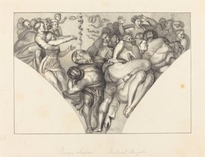 Die eherne Schlange, nach Michelangelo von William Sharp after John Flaxman