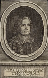 George Thomson, ein englischer Arzt, medizinischer Schriftsteller und Pamphletist von William Sherwin