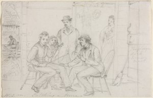 Eine Melodie fangen von William Sidney Mount