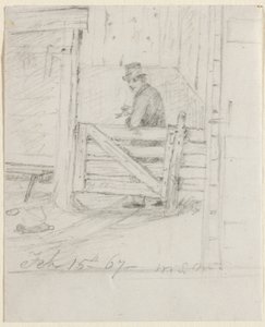 Rast am Zaun von William Sidney Mount