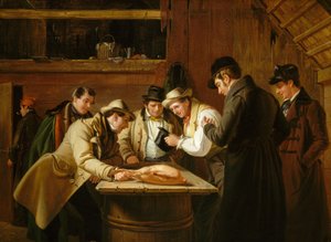 Die Verlosung der Gans, 1837 von William Sidney Mount