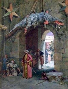 Ein Türrahmen in Kairo, 1884 von William Crimea Simpson