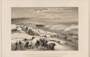 Sewastopol von der 26-Kanonen-Batterie von William Crimea Simpson