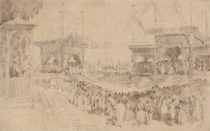 Die Segnung des Suezkanals, 16. November 1869 von William Simpson