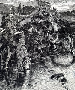 Eine Szene aus dem Englischen Bürgerkrieg von William Small