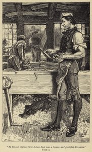 In seiner hohen Statur war Adam Bede ein Sachse und rechtfertigte seinen Namen von William Small