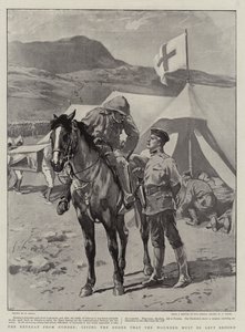 Der Rückzug aus Dundee, der Befehl, die Verwundeten zurückzulassen von William Small
