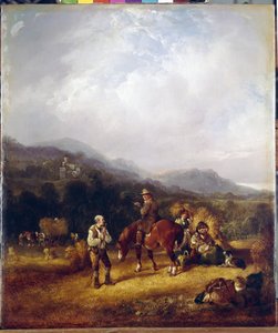 Die Weizenernte von William Snr. Shayer