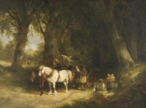 Der Holzfuhrwagen von William Snr. Shayer