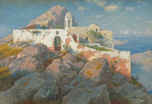 Santa Maria a Cetrella, Anacapri, um 1892 von William Stanley Haseltine