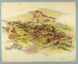 Studie einer Landschaft, Baveno, Lago Maggiore, Italien von William Stanley Haseltine