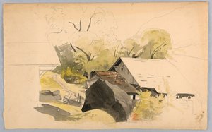 Studie der Landschaft, Schweiz von William Stanley Haseltine