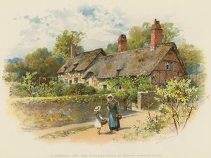 Im Land von Shakespeare, Anne Hathaways Cottage in Shottery, Stratford-on-Avon von William Stephen Coleman